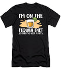 Tequila Diet So Far Ive Lost 2 Days Fiesta Gift Haselshirt T-Shirt