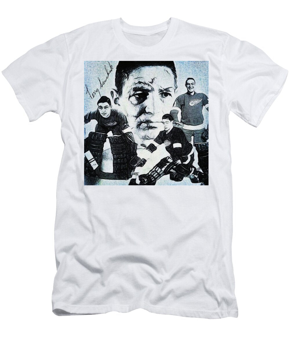 Terry Sawchuk Collage Bob Smerecki T-Shirt