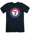 Texas Rangers Emblem Logo Emmett Wilkinson T-Shirt