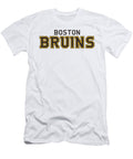 Text Logo of Boston Bruins Lafayette Stehr T-Shirt