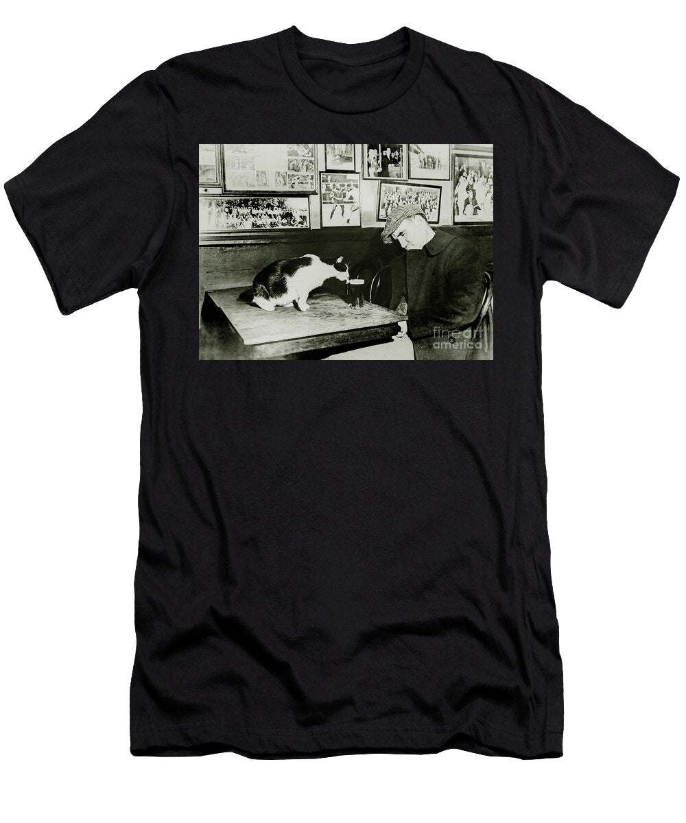 That Cat Drinking Beer Jon Neidert T-Shirt
