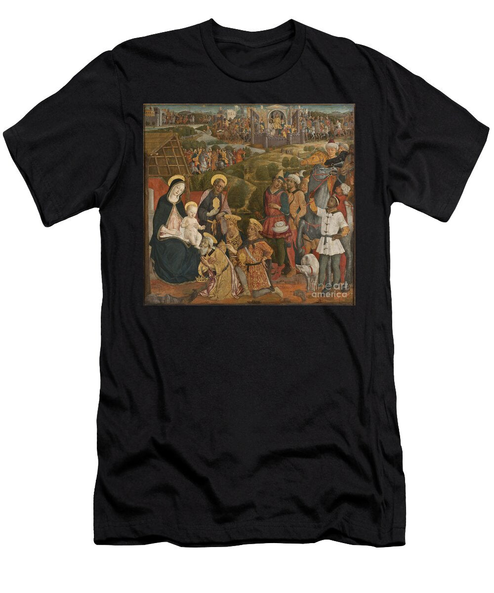The Adoration of the Magi Guidoccio Di Giovanno Cozzarelli T-Shirt