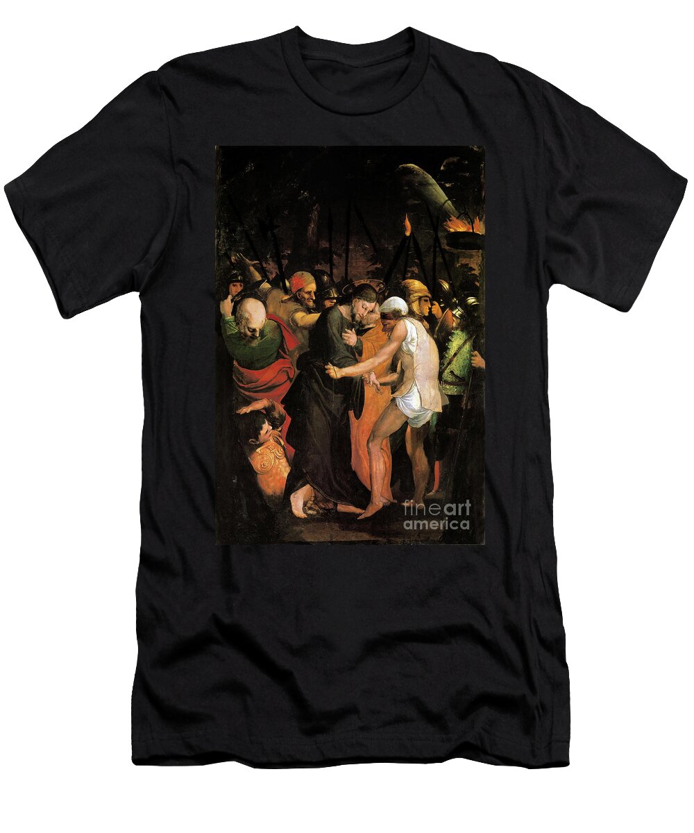 The Arrest of Jesus Christ 1521 1523 Pedro Machuca T-Shirt