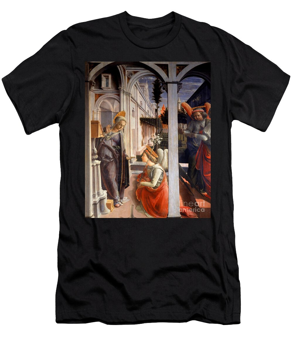 The Aunnunciation Fra Filippo Lippi T-Shirt