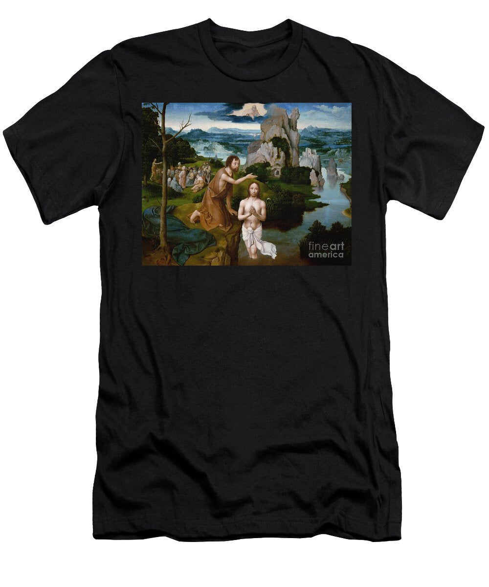 The Baptism of Christ Detail 1515 Joachim Patinir T-Shirt