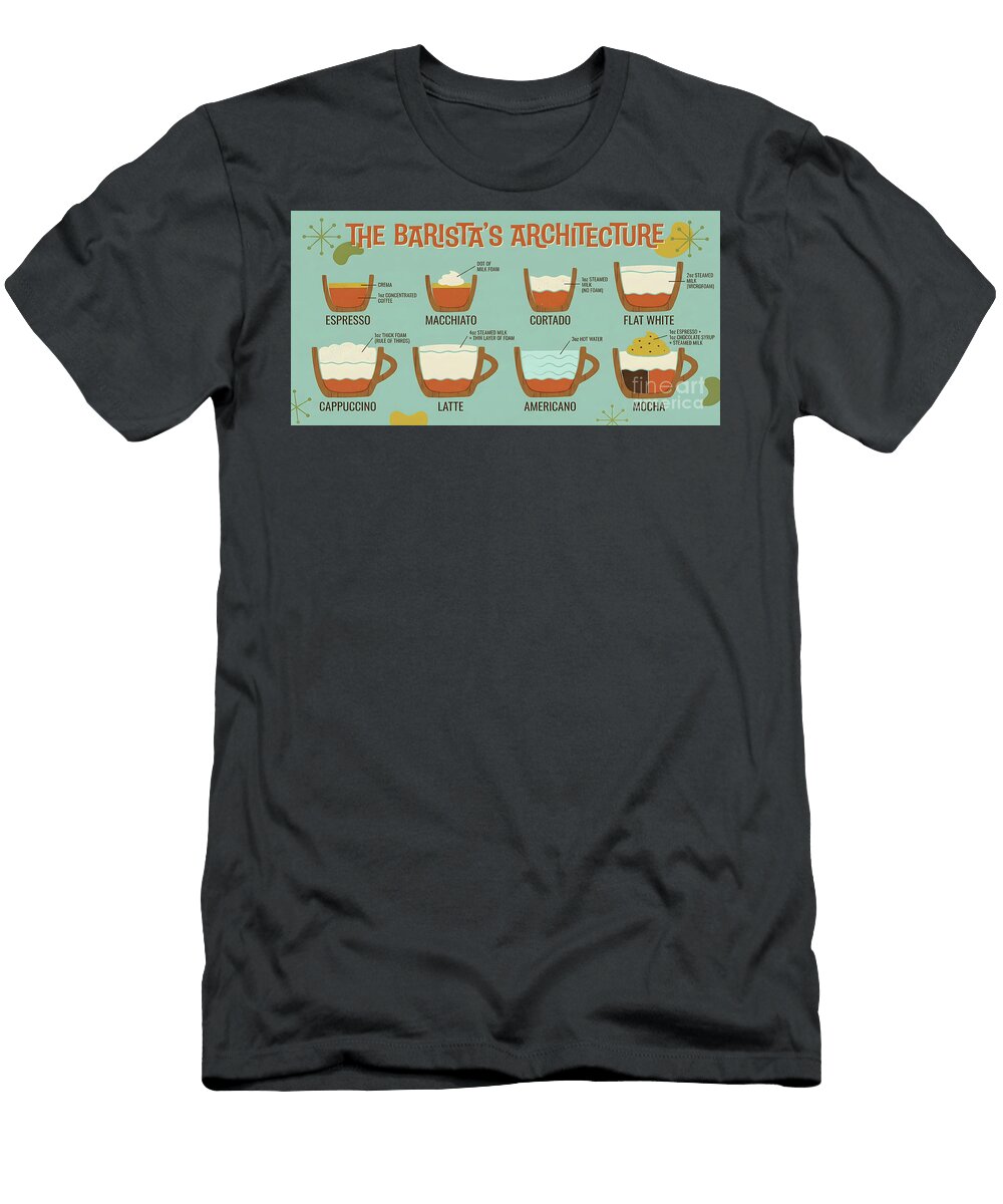 The Baristas Architecture Stephen Younts T-Shirt
