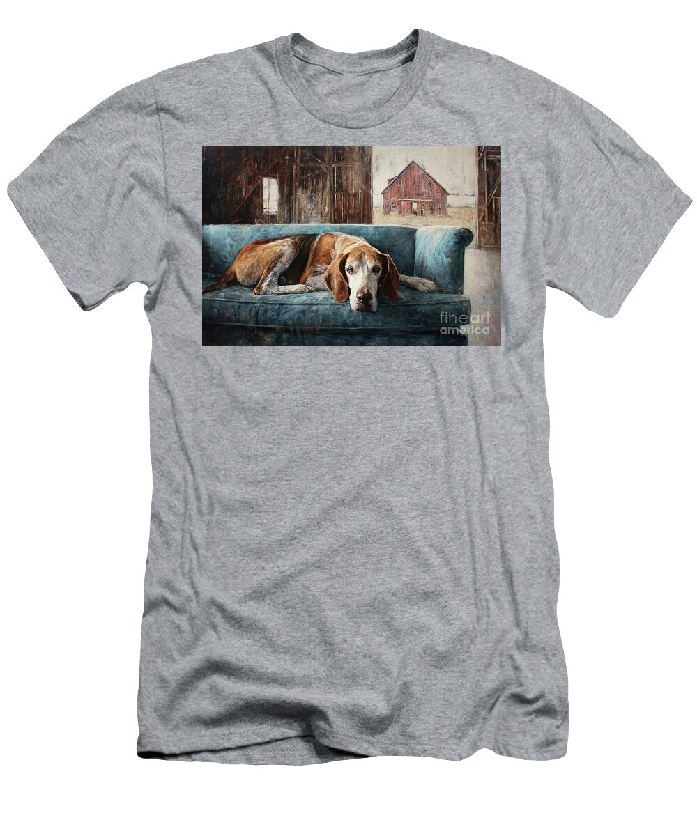 The Barnyard Hound Dog Tina Lecour T-Shirt
