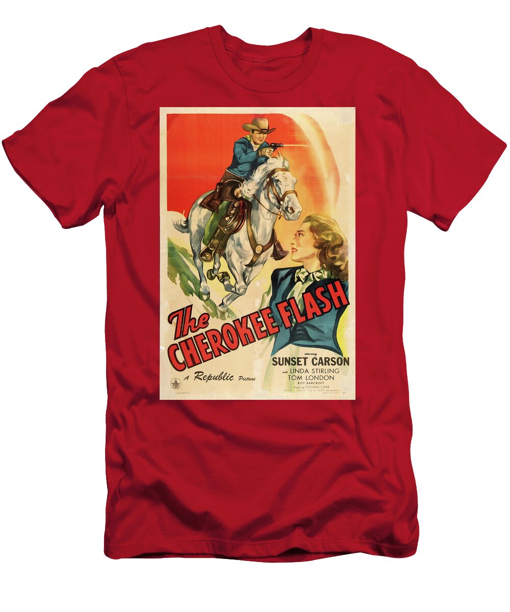 The Cherokee Flash 1945 Original Movie Poster T-Shirt
