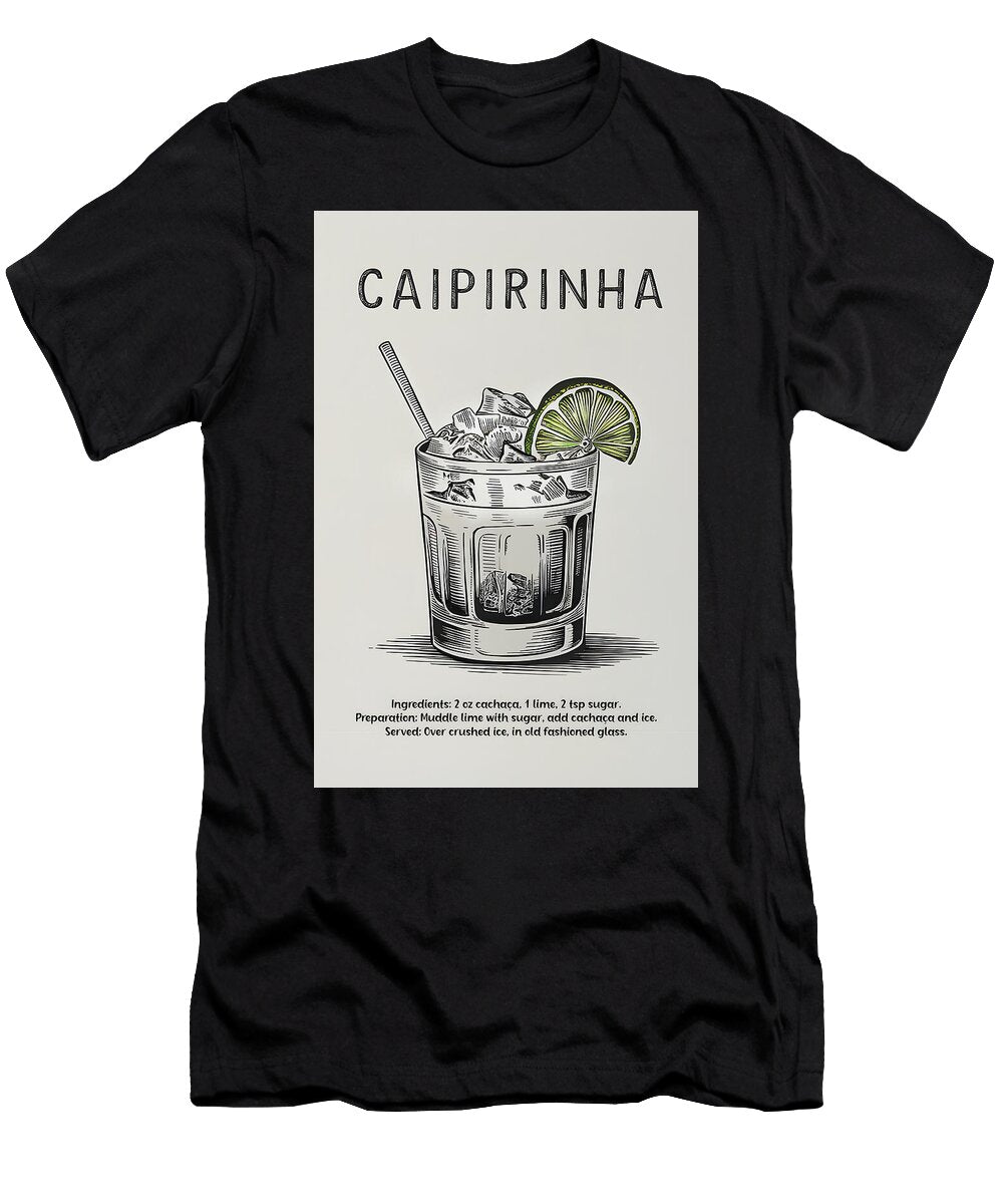 The Classic Caipirinha Cocktail Dale Kincaid T-Shirt