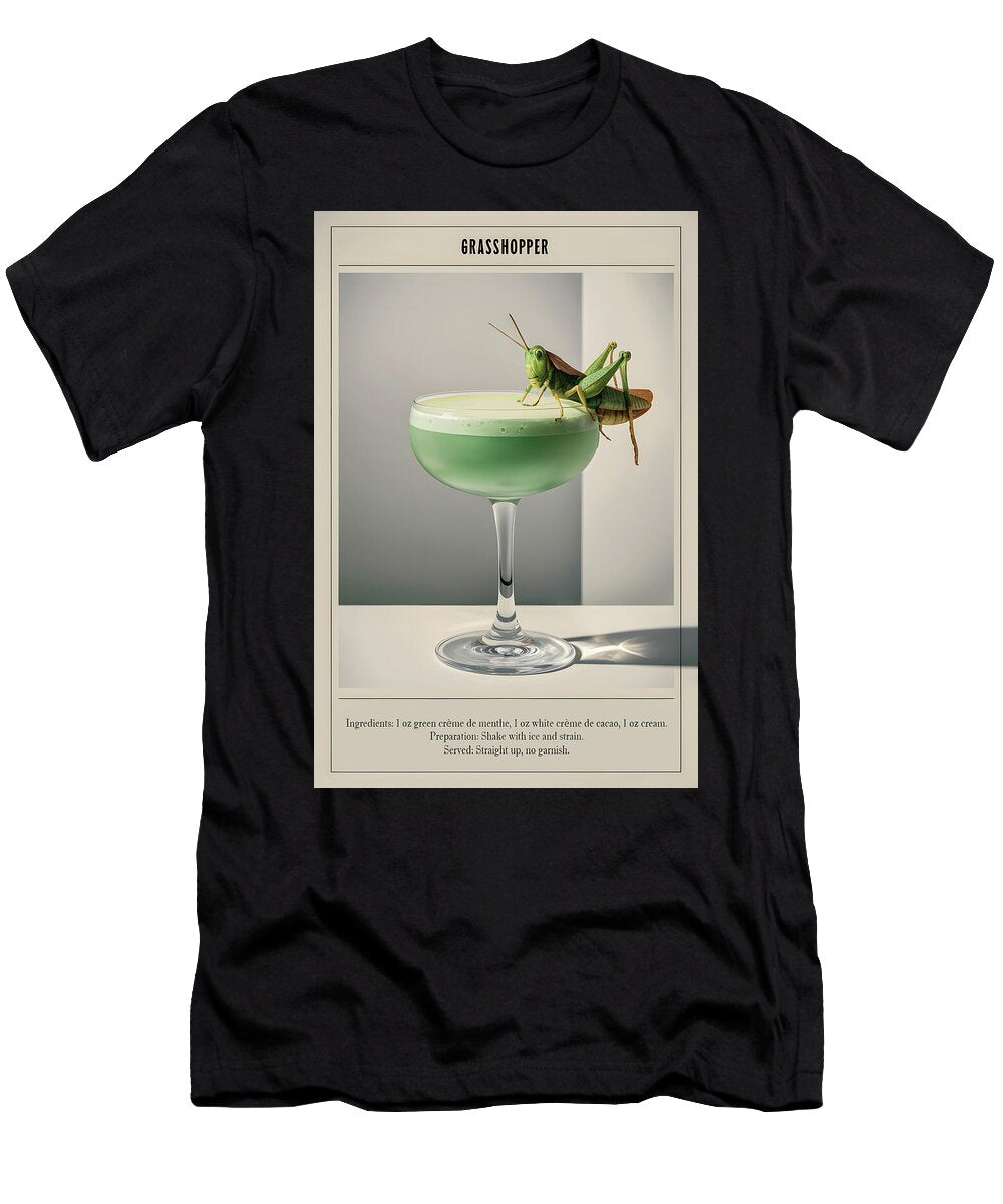 The Classic Grasshopper Cocktail Dale Kincaid T-Shirt