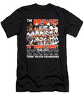 The Cleveland Browns Football Team 75th Anniversary 1946 2021 Thank You for the Memories Signatures Th T-Shirt