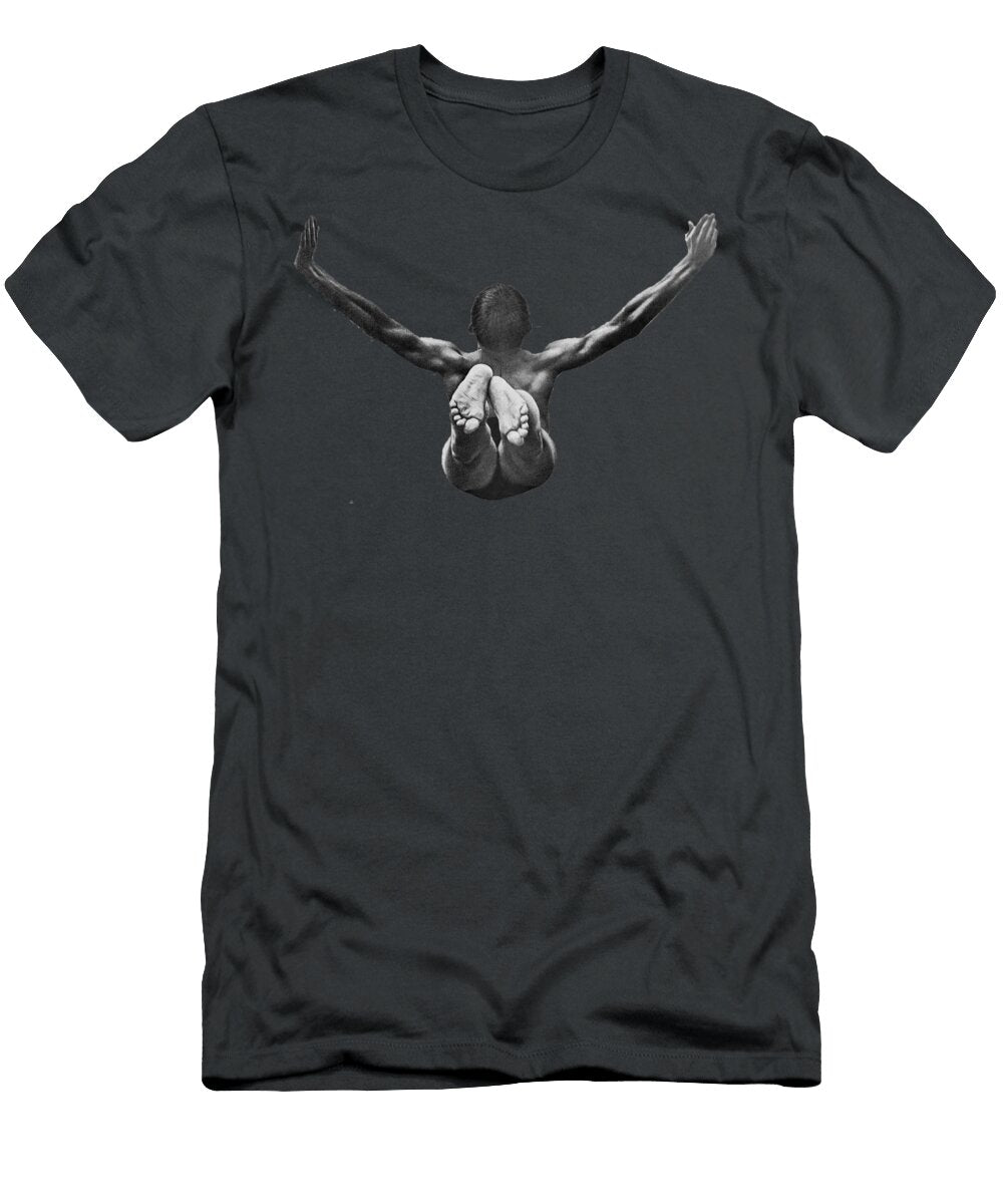The Cliff Diver Png Jost Houk T-Shirt