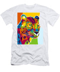 The Colorful Leopard Portrait Pop Art Style Lintang Wicaksono T-Shirt