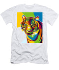 The Colorful Tiger Face Pop Art Portrait Lintang Wicaksono T-Shirt
