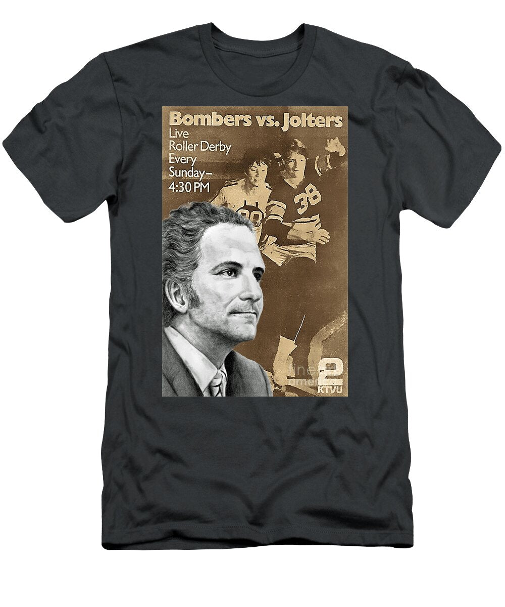 The Commissioner Jerry Seltzer of Roller Derby Altered Version Jim Fitzpatrick T-Shirt