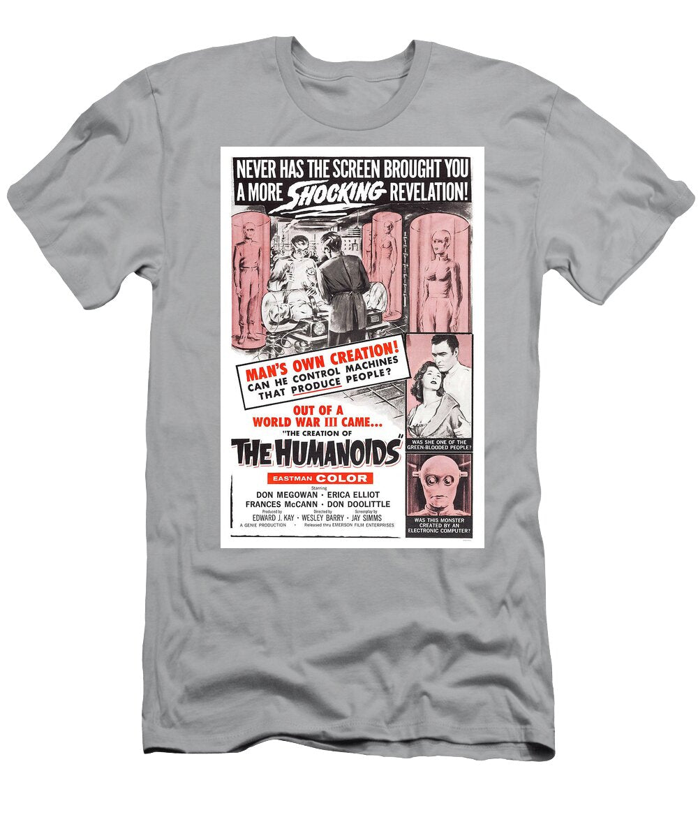 The Creation of the Humanoids 1962 Original Movie Poster T-Shirt