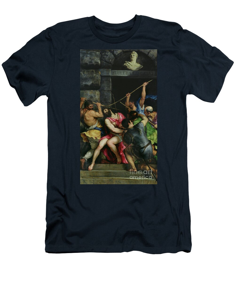 The Crowning with Thorns 1540 42 Titian T-Shirt