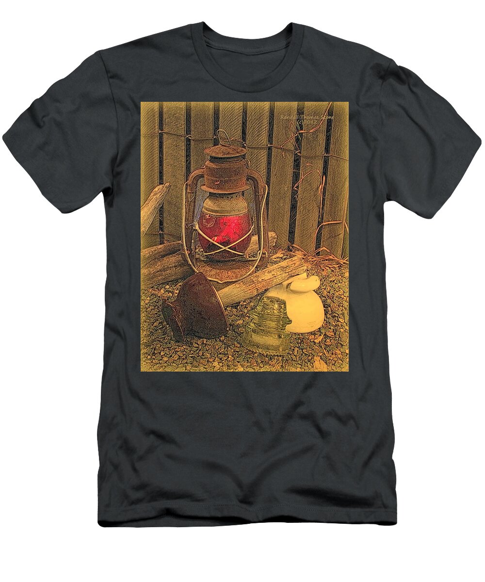 The Dim of Past Lines Randall Thomas Stone T-Shirt