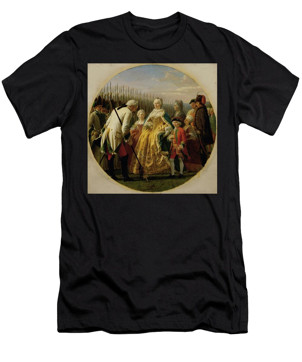 The Draft At Solenau in Karl Von Blaas Austrian Celestial Images T-Shirt