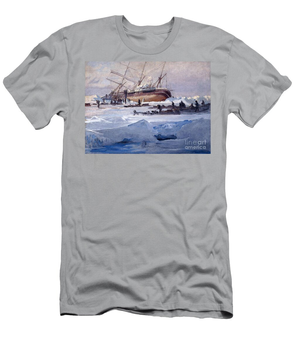 The Endurance Crushed in the Ice of the Weddell Sea October 1915 George Marston T-Shirt