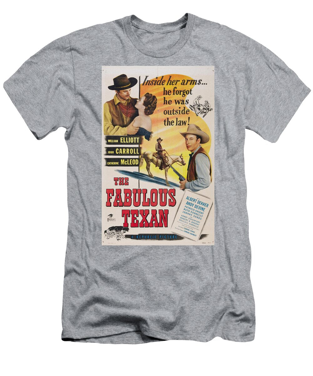 The Fabulous Texan 1947 Original Movie Poster T-Shirt