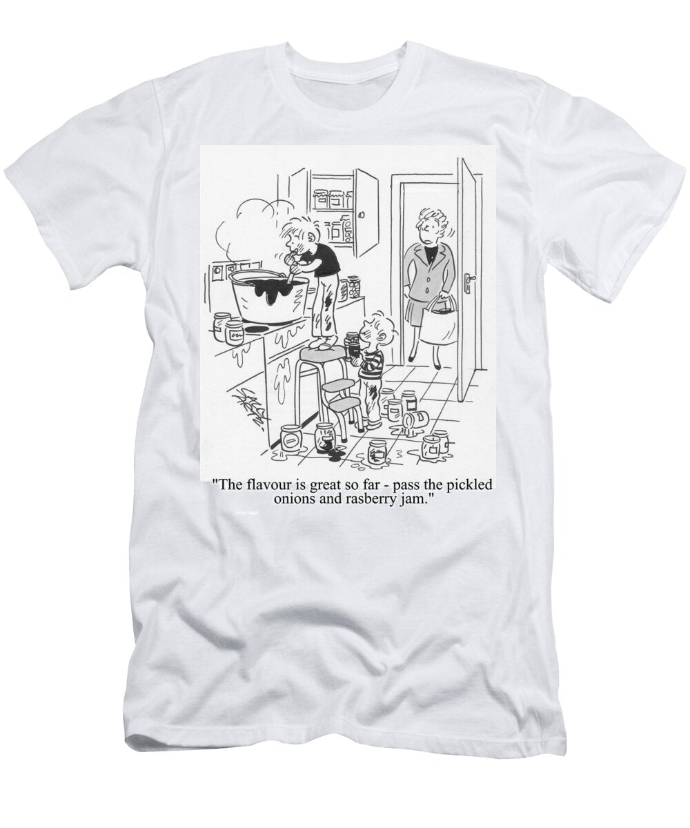 The Flavour of This Is Great So Far Pass the Pickled Sally Artz T-Shirt