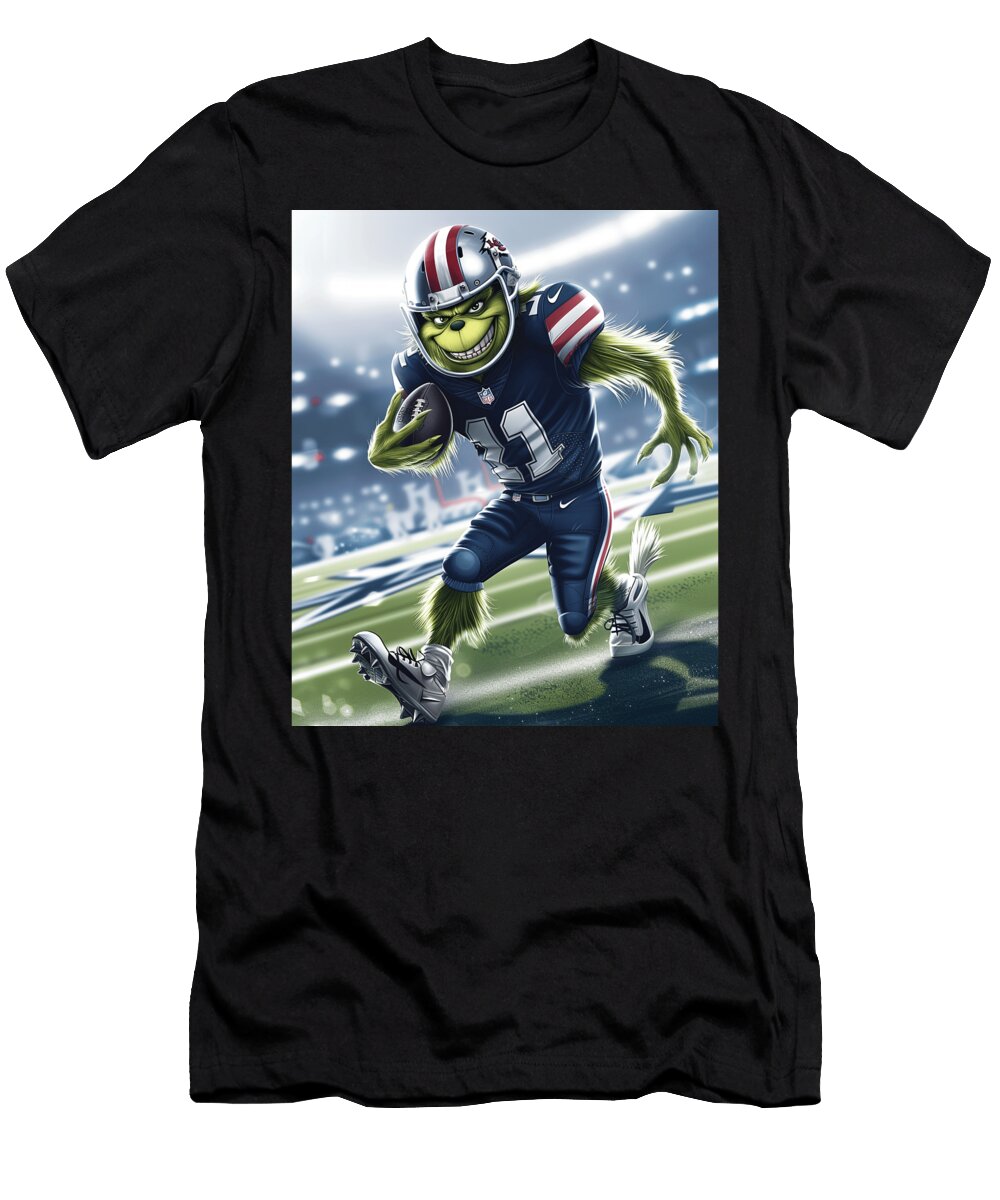 The Grinch Vs Chiefs Logo Brood Meets Bravery Mizorey T-Shirt