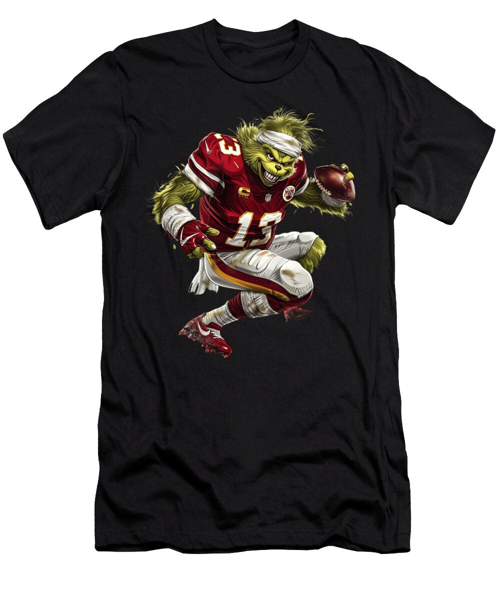 The Grinch Vs Chiefs Logo Cheer Battles Chief Mizorey T-Shirt