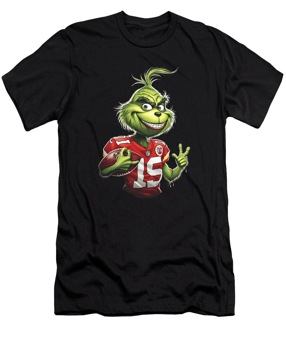 The Grinch Vs Chiefs Logo Cynic Confronts Tribe Mizorey T-Shirt