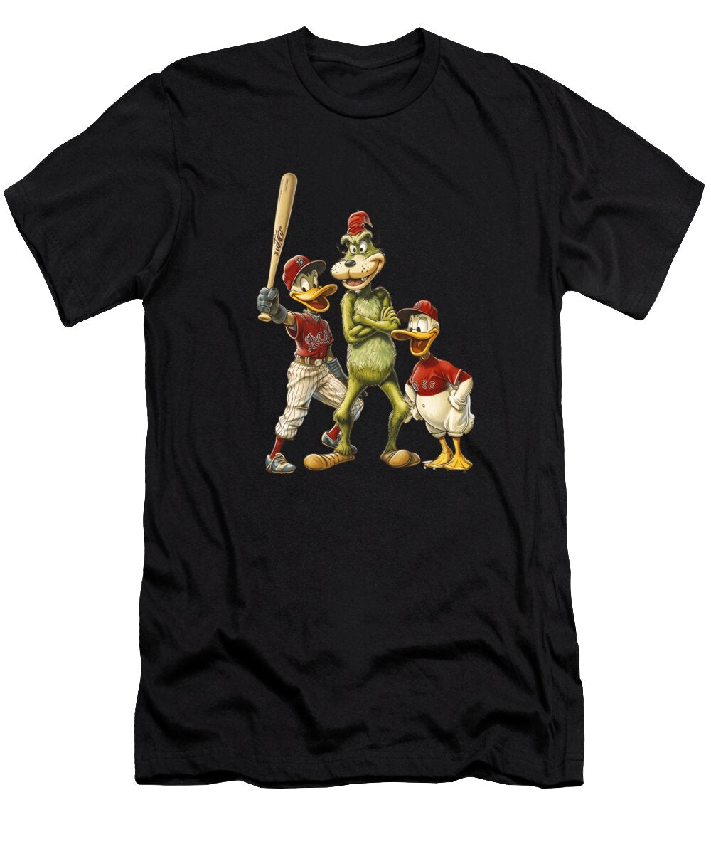 The Grinch Vs Chiefs Logo Frosty Fields Faceoff Mizorey T-Shirt