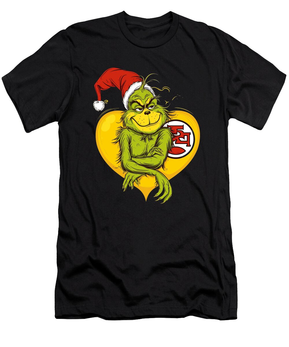 The Grinch Vs Chiefs Logo Grinchs Gridiron Grudge Mizorey T-Shirt