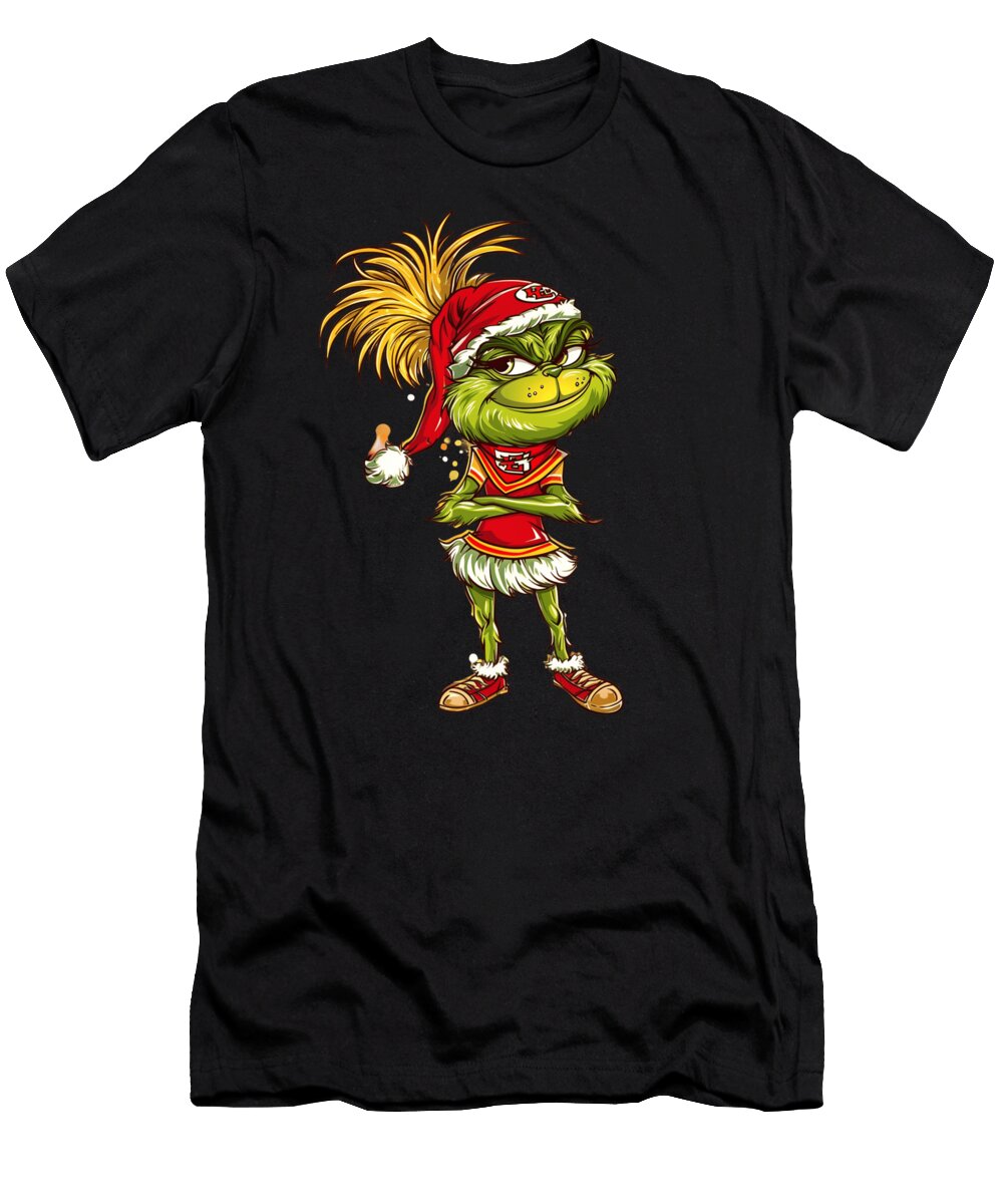 The Grinch Vs Chiefs Logo Heist Halts Hike Mizorey T-Shirt