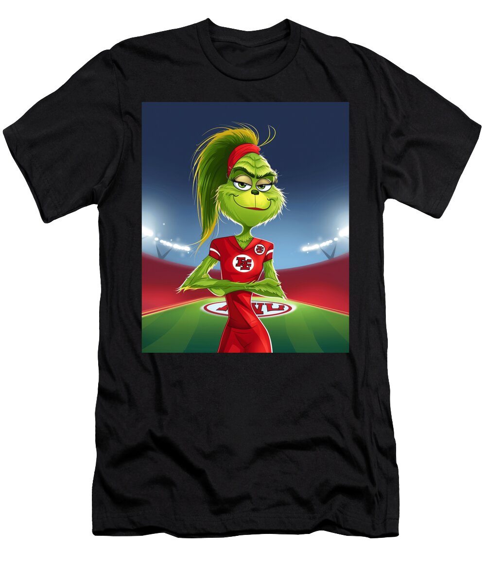 The Grinch Vs Chiefs Logo Punt Plots Prevail Mizorey T-Shirt