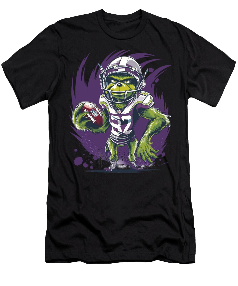 The Grinch Vs Colorado Rockies Grinch Garish Garb Robertz Schuler T-Shirt