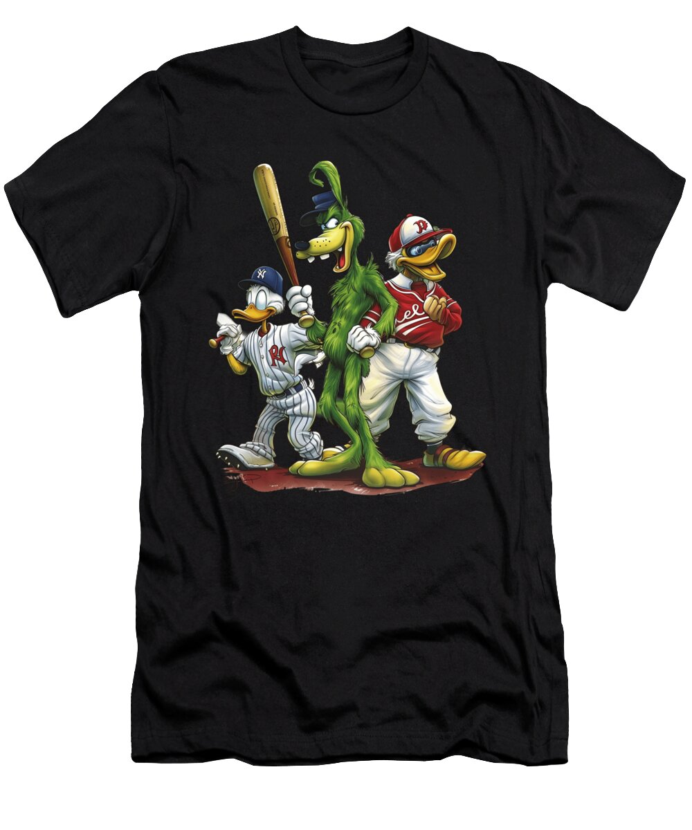 The Grinch Vs Colorado Rockies Holiday Homeplate Holdup Robertz Schuler T-Shirt