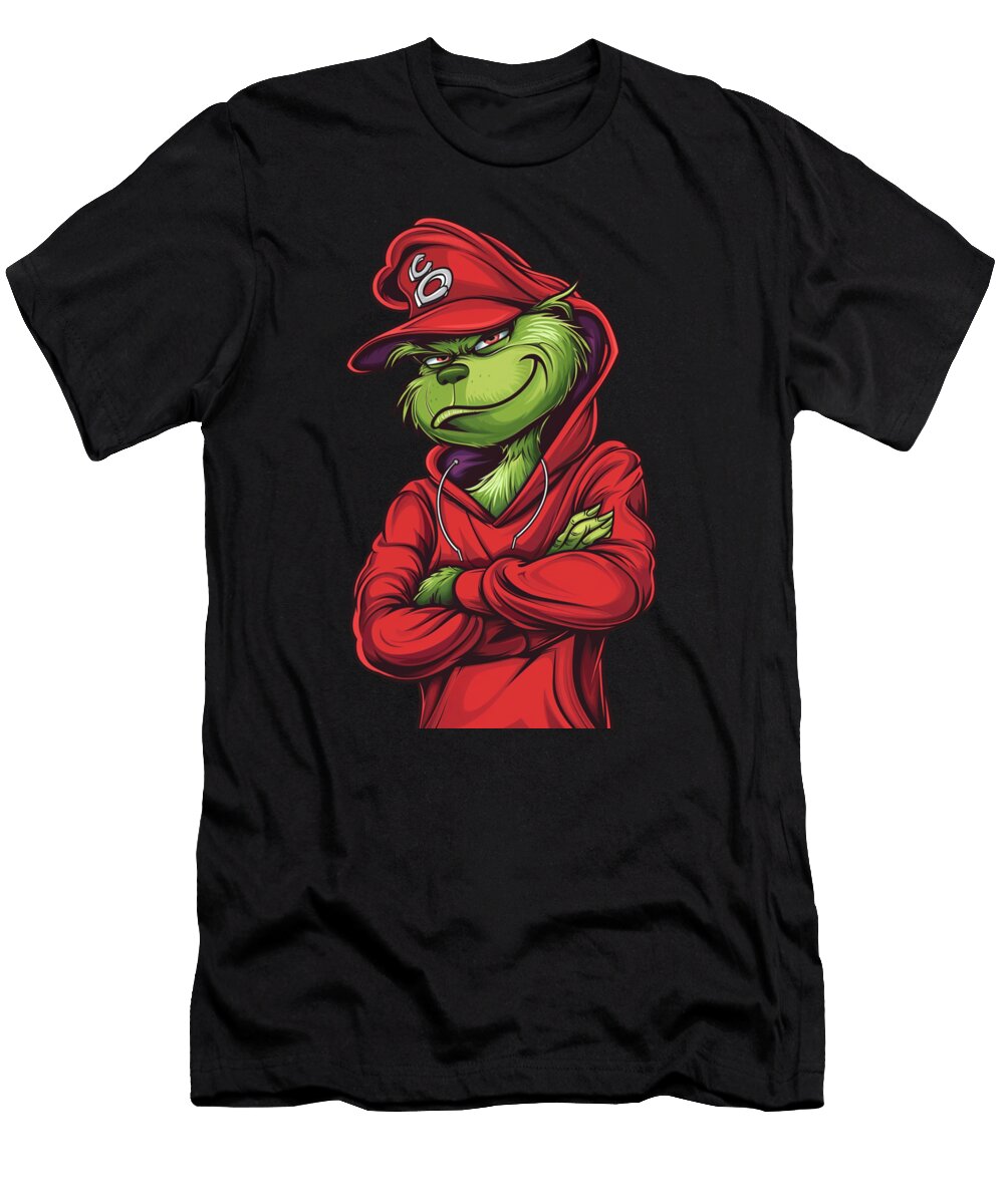 The Grinch Vs Colorado Rockies Whoville Whopper Whacks Robertz Schuler T-Shirt