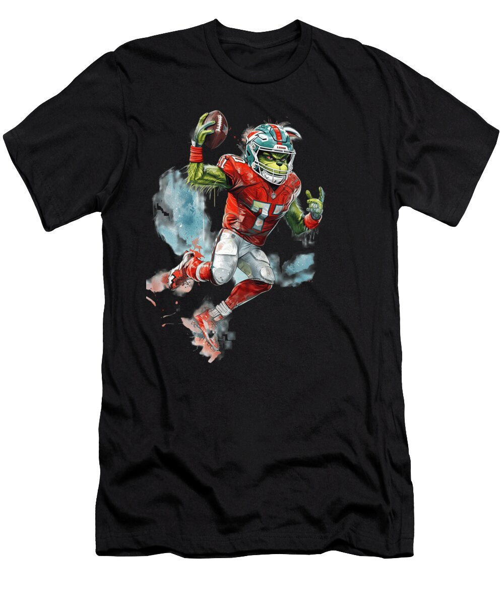 The Grinch Vs Miami Marlins Season Swing Cecils Willis T-Shirt