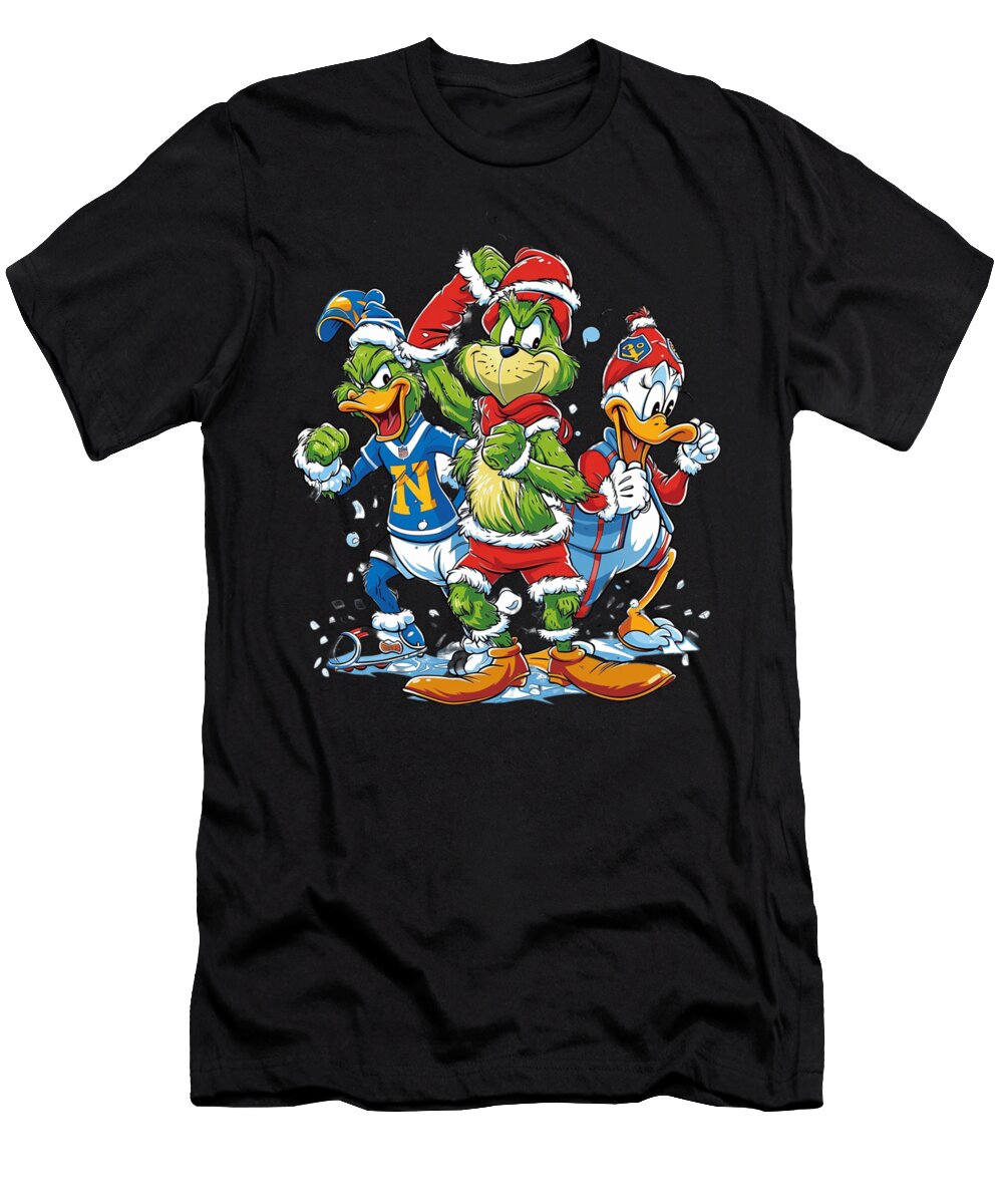 The Grinch Vs Minnesota Twins Candy Cane Clash Mizorey T-Shirt