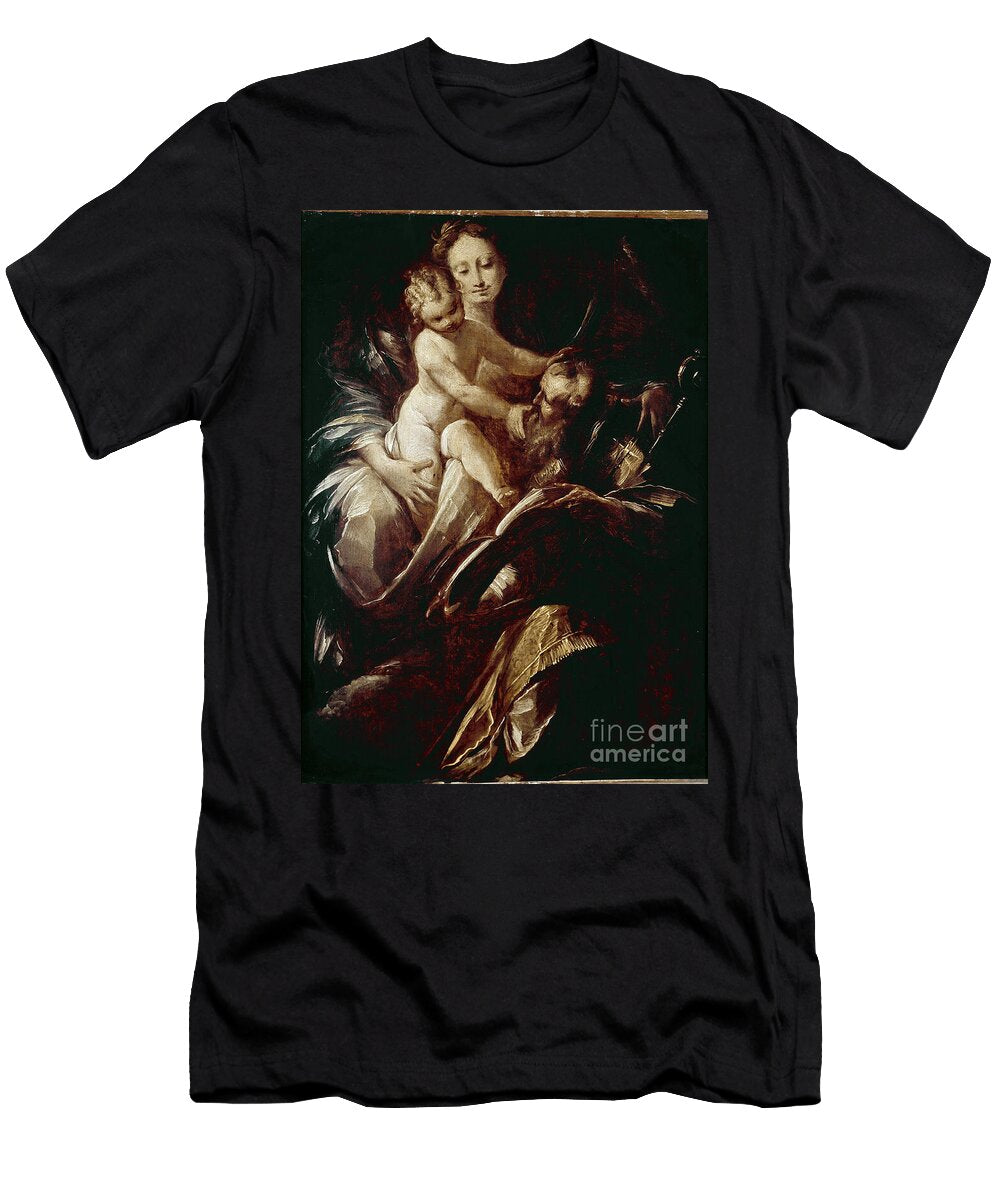 The Holy Family 17th Century Giulio Cesare Procaccini T-Shirt