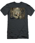 The Interior of a Hut of a Mandan Chief Karl Bodmer T-Shirt