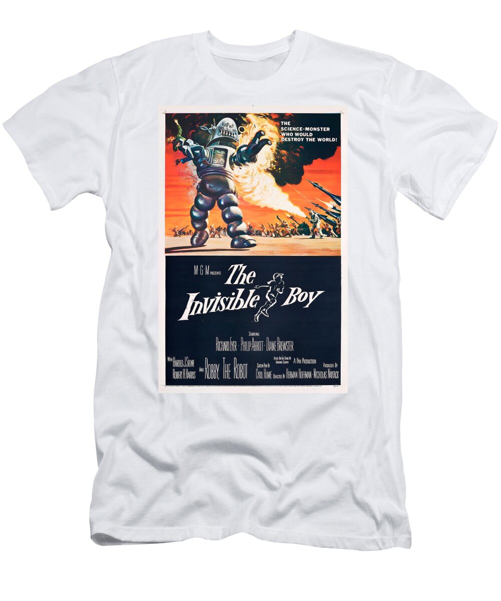 The Invisible Boy 1957 Movie Poster T-Shirt