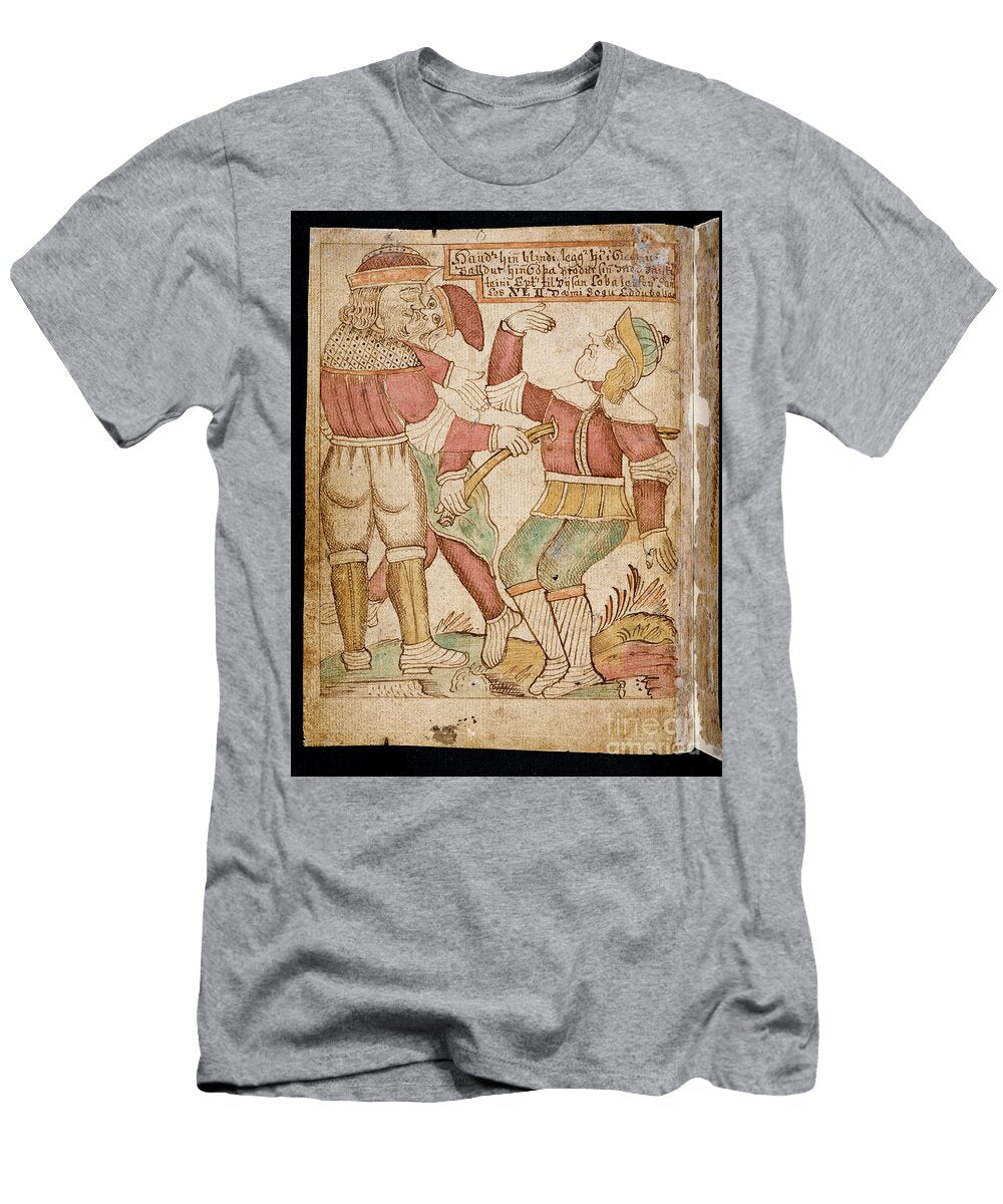The Killing of Balder From Melsteds Edda Icelandic School T-Shirt
