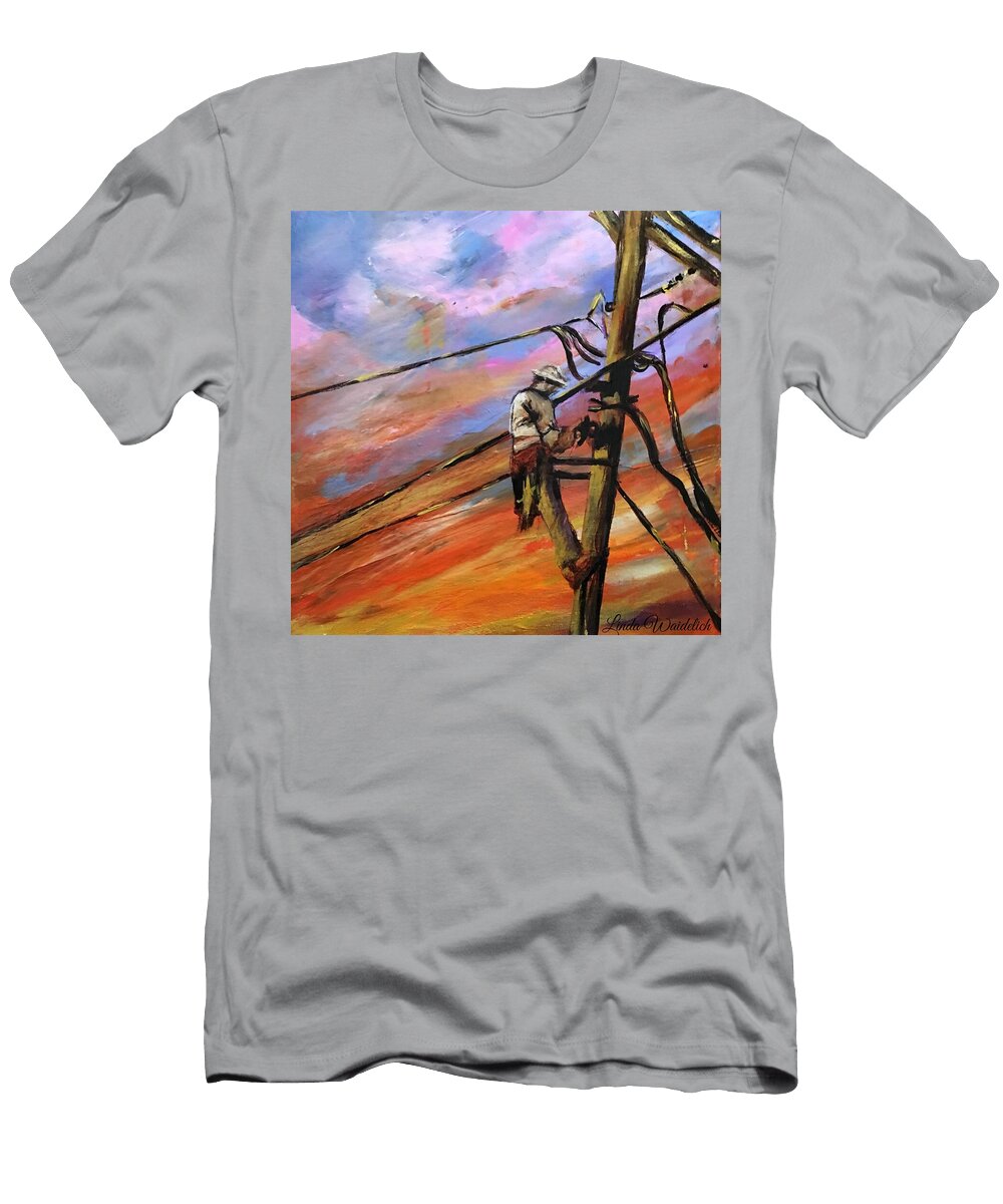 The Lineman Linda Waidelich T-Shirt