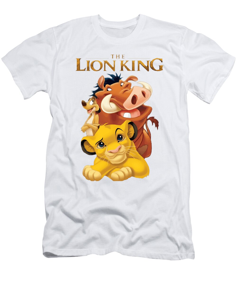 The Lion Cartoonhe Lion Children Movies Gift Gray Rebecca Rebecca T-Shirt