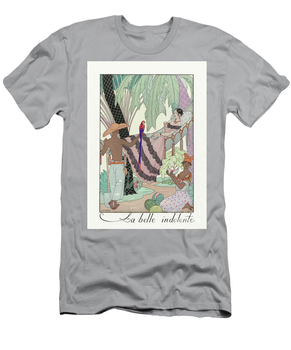 The Lovely Lady of Leisure with Parrot Geroge Barbier 1923 Diane Hocker T-Shirt