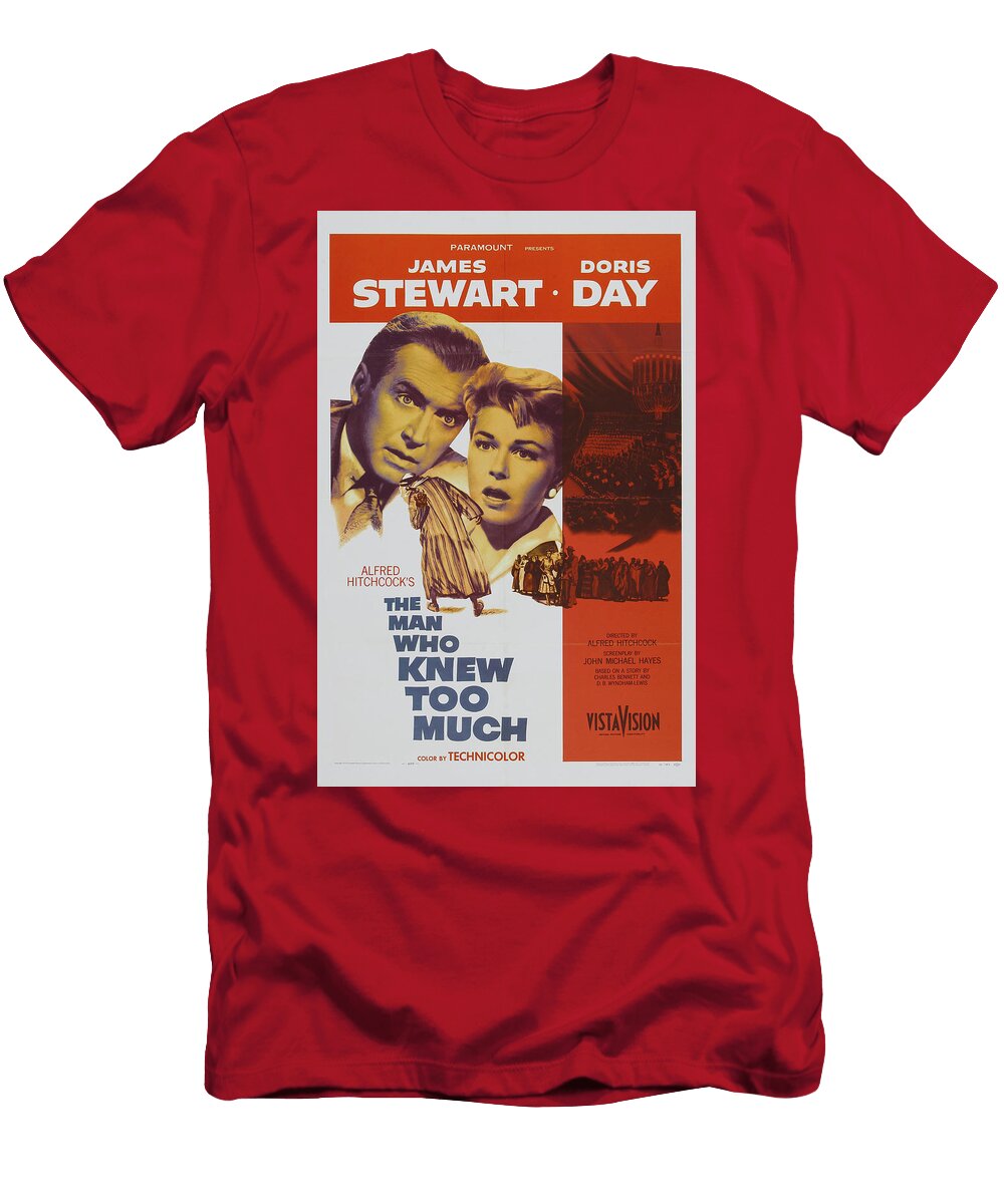 The Man Who Knew Too Much 1956 Original Movie Poster T-Shirt