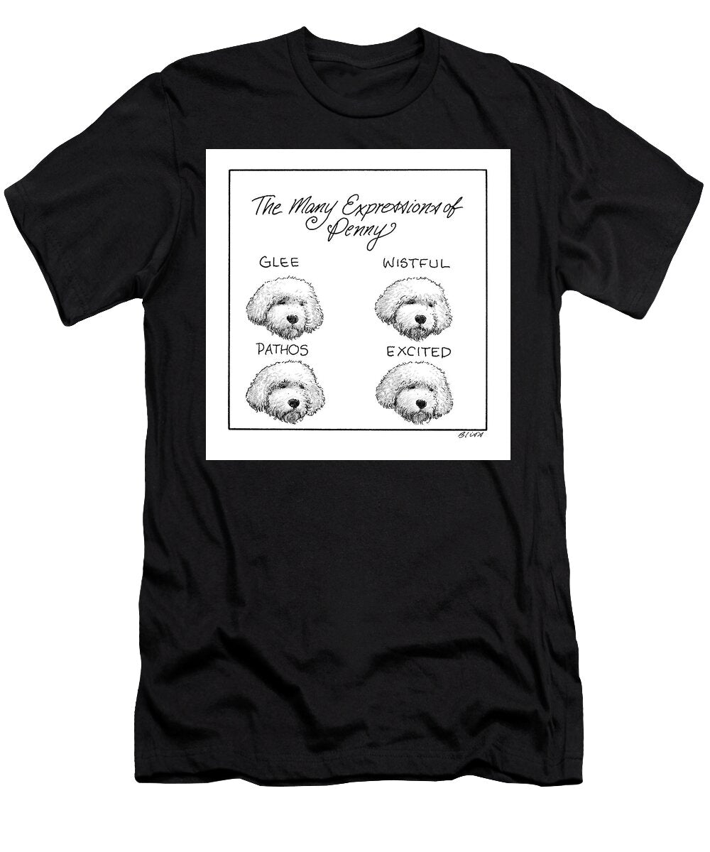 The Many Expressions of Penny Harry Bliss T-Shirt