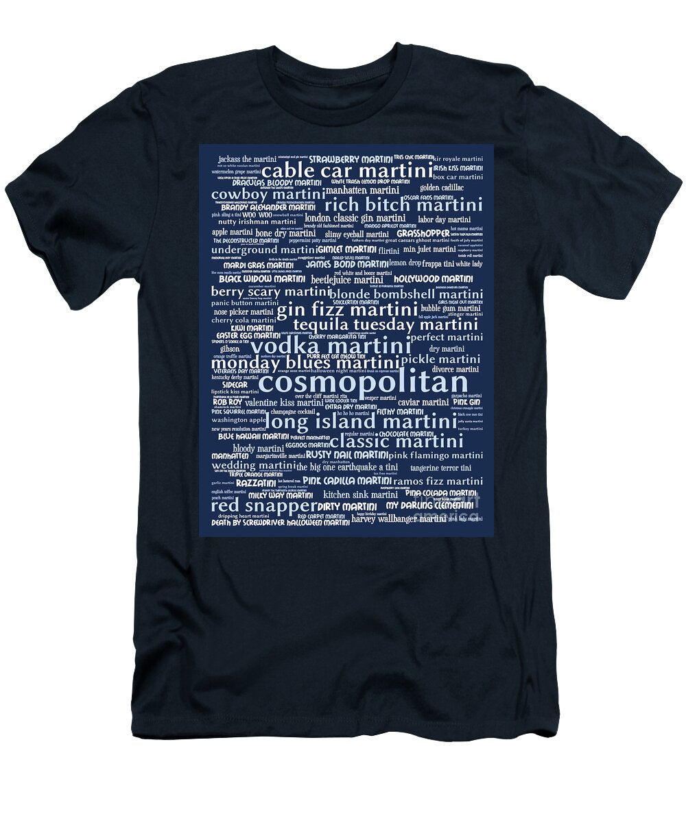 The Martini 20130628bwco80 Wingsdomain Art and Photography T-Shirt
