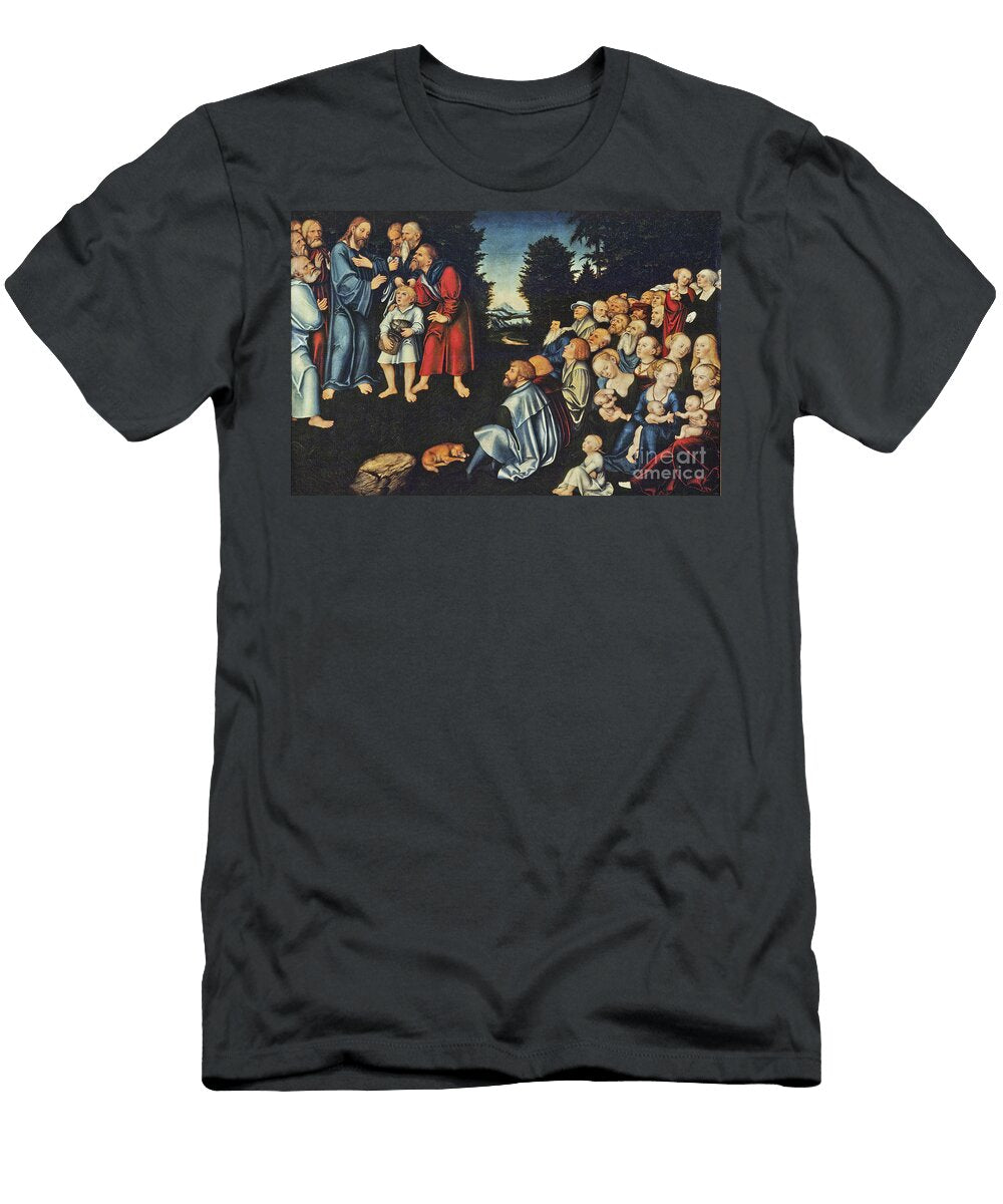 The Miracle of the Five Loaves and Two Fish Lucas the Elder Cranach T-Shirt