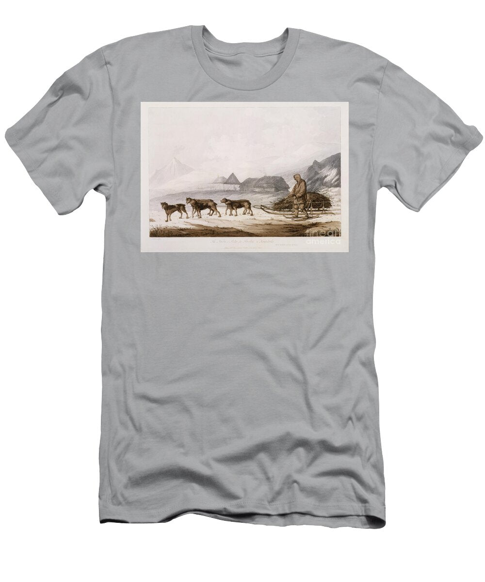 The Narta or Sledge for Burdens in Kamtschatka From Views in the South Seas John Webber T-Shirt